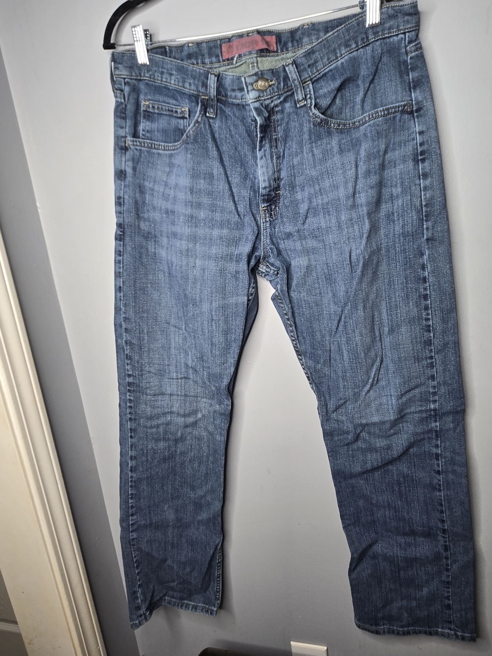 Lee Dungarees Vintage Series Jeans Mens 36x30 Light Wash Straight Fit Denim